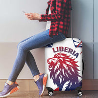 Liberia Lion Luggage Cover Grunge Style - Wonder Print Shop