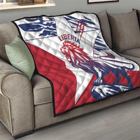 Liberia Lion Quilt Grunge Style - Wonder Print Shop