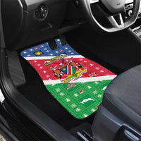 Namibia Christmas Car Mats Coat Of Arms Frohe Weihnachten - Wonder Print Shop