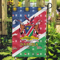 Namibia Christmas Garden Flag Coat Of Arms Frohe Weihnachten - Wonder Print Shop