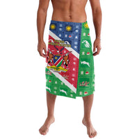 Namibia Christmas Lavalava Coat Of Arms Frohe Weihnachten - Wonder Print Shop