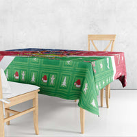 Namibia Christmas Tablecloth Coat Of Arms Frohe Weihnachten - Wonder Print Shop