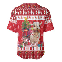 Peru Christmas Baseball Jersey Peruvian Alpaca Feliz Navidad - Wonder Print Shop