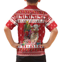 Peru Christmas Hawaiian Shirt Peruvian Alpaca Feliz Navidad - Wonder Print Shop