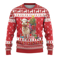 Peru Christmas Ugly Christmas Sweater Peruvian Alpaca Feliz Navidad - Wonder Print Shop
