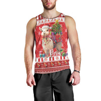 Peru Christmas Men Tank Top Peruvian Alpaca Feliz Navidad - Wonder Print Shop