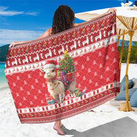Peru Christmas Sarong Peruvian Alpaca Feliz Navidad - Wonder Print Shop