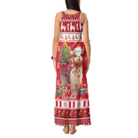 Peru Christmas Tank Maxi Dress Peruvian Alpaca Feliz Navidad - Wonder Print Shop