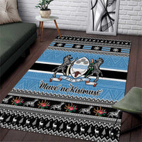 Botswana Christmas Area Rug Coat Of Arms Muve neKisimusi - Wonder Print Shop