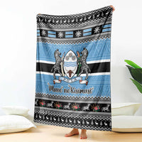 Botswana Christmas Blanket Coat Of Arms Muve neKisimusi