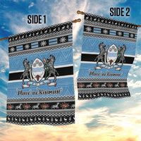 Botswana Christmas Garden Flag Coat Of Arms Muve neKisimusi - Wonder Print Shop