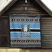 Botswana Christmas Quilt Coat Of Arms Muve neKisimusi - Wonder Print Shop