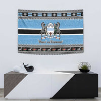 Botswana Christmas Tapestry Coat Of Arms Muve neKisimusi - Wonder Print Shop