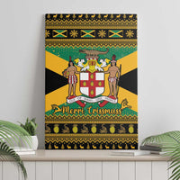 Jamaica Christmas Canvas Wall Art Coat Of Arms Merri Crissmuss - Wonder Print Shop