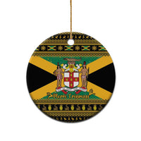 Jamaica Christmas Ceramic Ornament Coat Of Arms Merri Crissmuss - Wonder Print Shop