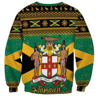 Jamaica Christmas Sweatshirt Coat Of Arms Merri Crissmuss - Wonder Print Shop