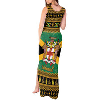 Jamaica Christmas Tank Maxi Dress Coat Of Arms Merri Crissmuss - Wonder Print Shop