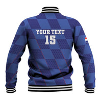 Custom Croatia Football Baseball Jacket Come On Vatreni - Wonder Print Shop