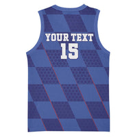 Custom Croatia Football Basketball Jersey Come On Vatreni - Wonder Print Shop