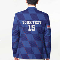 Custom Croatia Football Blazer Come On Vatreni - Wonder Print Shop