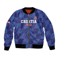 Custom Croatia Football Bomber Jacket Come On Vatreni - Wonder Print Shop