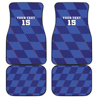 Custom Croatia Football Car Mats Come On Vatreni - Wonder Print Shop