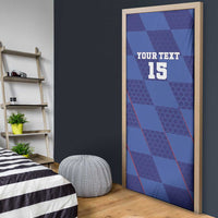 Custom Croatia Football Door Cover Come On Vatreni - Wonder Print Shop