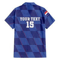 Custom Croatia Football Family Matching Mermaid Dress and Hawaiian Shirt Come On Vatreni - Wonder Print Shop