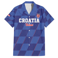 Custom Croatia Football Family Matching Puletasi and Hawaiian Shirt Come On Vatreni - Wonder Print Shop