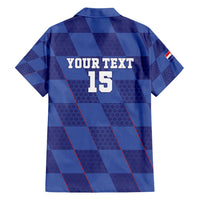 Custom Croatia Football Family Matching Puletasi and Hawaiian Shirt Come On Vatreni - Wonder Print Shop