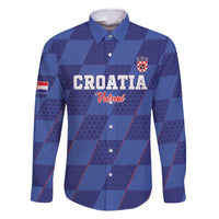 Custom Croatia Football Family Matching Tank Maxi Dress and Hawaiian Shirt Come On Vatreni - Wonder Print Shop