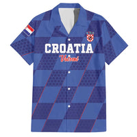 Custom Croatia Football Hawaiian Shirt Come On Vatreni - Wonder Print Shop