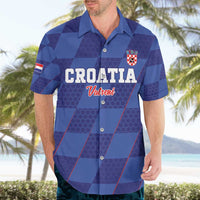 Custom Croatia Football Hawaiian Shirt Come On Vatreni - Wonder Print Shop