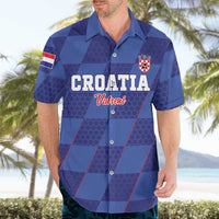 Custom Croatia Football Hawaiian Shirt Come On Vatreni - Wonder Print Shop