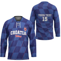 Custom Croatia Football Hockey Jersey Come On Vatreni - Wonder Print Shop