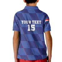 Custom Croatia Football Kid Polo Shirt Come On Vatreni - Wonder Print Shop