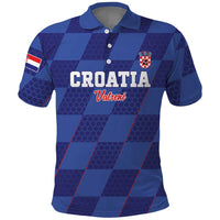 Custom Croatia Football Polo Shirt Come On Vatreni - Wonder Print Shop
