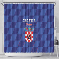 Croatia Football Shower Curtain Come On Vatreni - Wonder Print Shop