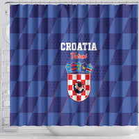 Croatia Football Shower Curtain Come On Vatreni - Wonder Print Shop