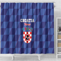 Croatia Football Shower Curtain Come On Vatreni - Wonder Print Shop