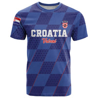 Custom Croatia Football T Shirt Come On Vatreni - Wonder Print Shop