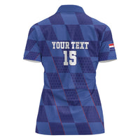 Custom Croatia Football Women Polo Shirt Come On Vatreni - Wonder Print Shop