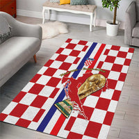 Croatia Football Area Rug Vatreni 2026 Ready For The World - Wonder Print Shop