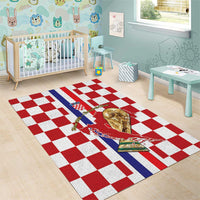 Croatia Football Area Rug Vatreni 2026 Ready For The World - Wonder Print Shop