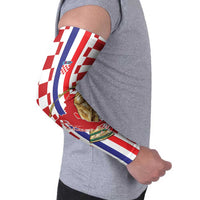 Custom Croatia Football Arm Sleeves Vatreni 2026 Ready For The World - Wonder Print Shop
