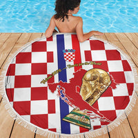Croatia Football Beach Blanket Vatreni 2026 Ready For The World - Wonder Print Shop