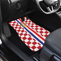 Custom Croatia Football Car Mats Vatreni 2026 Ready For The World - Wonder Print Shop