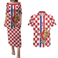 Custom Croatia Football Couples Matching Puletasi and Hawaiian Shirt Vatreni 2026 Ready For The World - Wonder Print Shop