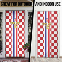 Custom Croatia Football Door Cover Vatreni 2026 Ready For The World - Wonder Print Shop