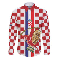 Custom Croatia Football Family Matching Mermaid Dress and Hawaiian Shirt Vatreni 2026 Ready For The World - Wonder Print Shop